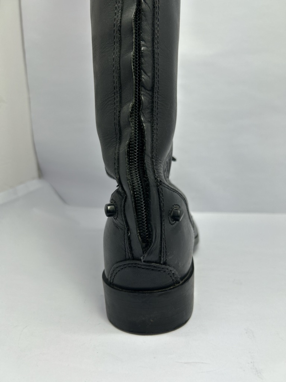 Ariat Heritage Contour Field Zip Tall Riding Boot Women 6.5 Slim Black Leather - Picture 7 of 13